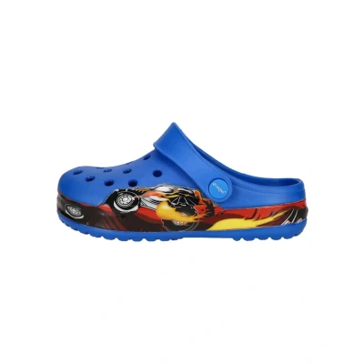 Abbildung von Zigzag Burundi Clogs für Kinder, Größe: 24, strong blue Soft synthetic