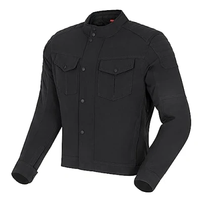 Abbildung von REBELHORN Hunter Motorradjacke Herren Textil Ellbogen und Schulterprotektoren Stufe 2 Thermofutter mit Integrierter Wasserdichter Atmungsaktiver Membran