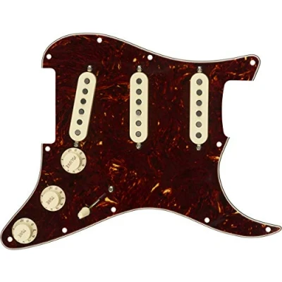 Abbildung von Fender Pre Wired Strat Pickguard Tex Mex (vorverdrahtet), SSS, Tortoise Shell