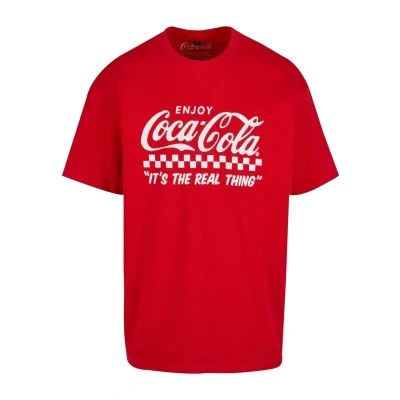 Abbildung von Merchcode COCA COLA Enjoy COKE Tshirt print, Herren, Größe: Medium, Cityred