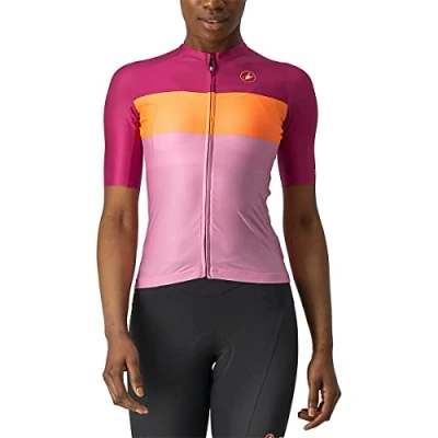 Abbildung von CASTELLI Women&#039;s AERO PRO W Jersey Sweatshirt, Pink/Korallenblitz Magenta, M
