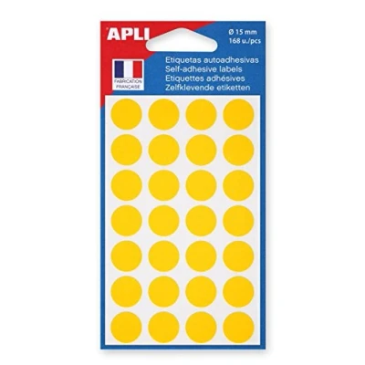 Abbildung von agipa 111844 Markierungspunkte, Durchmesser: 15 mm, rund, gelb