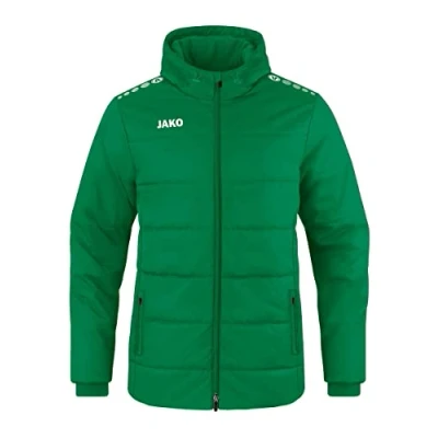 Abbildung von JAKO Fussball TEAM Coach Winterjacke, Herren, Größe: 3XL, Gruen