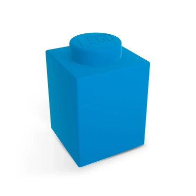 Abbildung von Lego Iconic 1x1 Silikon Ziegel Nachtlicht Blau