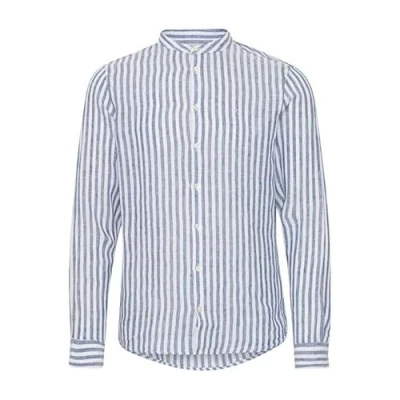 Abbildung von Casual Friday Herren Anton LS CC Linen Shirt Hemd, 193923/Navy Blazer, L