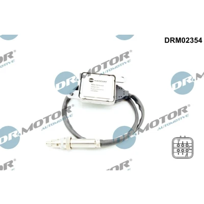 Abbildung von NOx Sensor, Katalysator Dr.Motor Automotive DRM02354