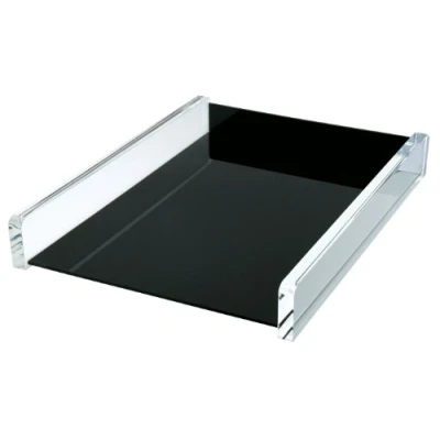 Abbildung von Wedo 608001 Acryl Briefablage (Acryl Exklusiv) glasklar/schwarz