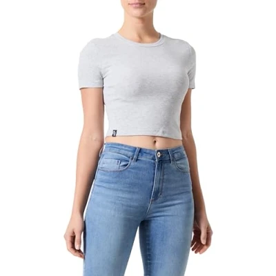 Abbildung von ONLY T Shirt Damen, Light Grey Melange, M