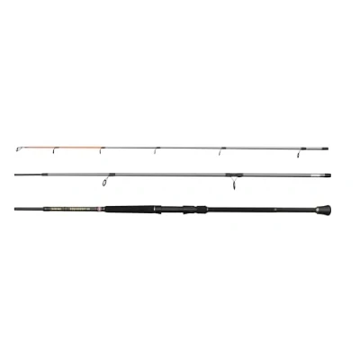 Abbildung von Penn Regiment IV Bass Spinnrute, Salzwasser Angler Angeln Seefisch Kabeljau, Aal, Barsch, Seelachs, Makrele, Hai, Starkes Leichtgewicht &amp; Vielseitig, Silber, 3.00m schnelle beidhändige Rute