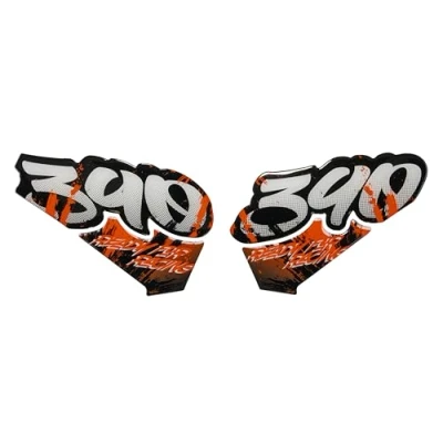 Abbildung von Tankpad Knieschutz Urban Splatter Orange kompatibel mit KTM Duke 390 X800447VA