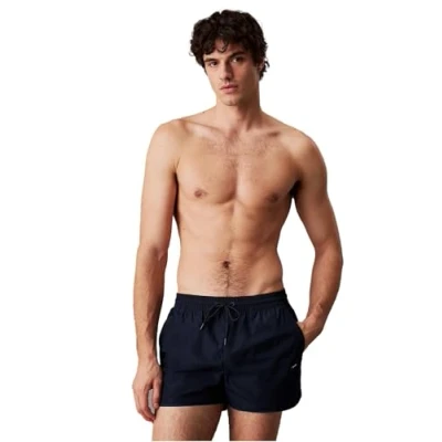 Abbildung von Calvin Klein Swimwear Essentials Badeshorts, Herren, Größe: Small, Dark sapphire