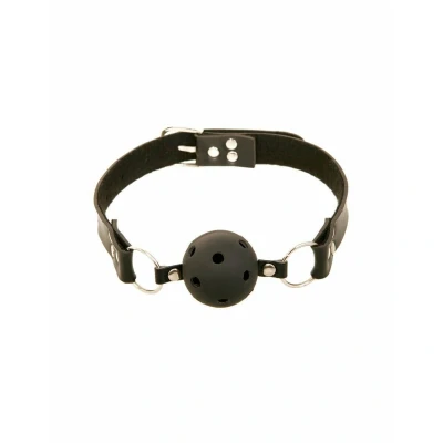 Abbildung von Knebel „Breathable Ball Gag“, Hartgummiball mit Atemlöchern
