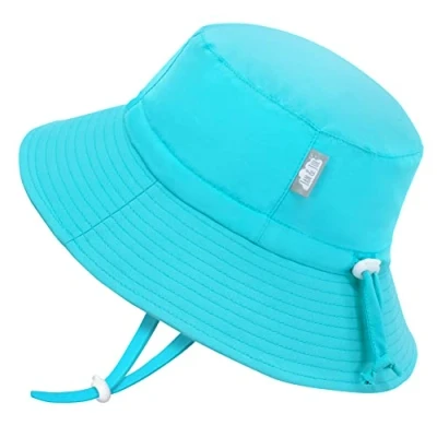 Abbildung von Jan &amp; Jul Verstellbarer Baby Sonnenhut, Ideal zum Schwimmen (M: 6 24 Monate, Blaugrün)