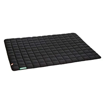 Abbildung von Doctor Bark Hundedecke weiche, hochwertige Hundematte für sehr große Hunde, robuste Indoor Outdoor Liegedecke, waschbar bis 95C (Gr. XXL, Schwarz)