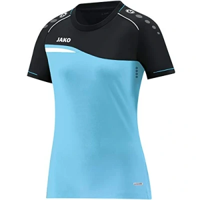 Abbildung von JAKO Damen T shirt Competition 2.0, aqua/schwarz, 44, 6118