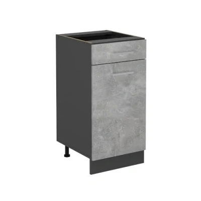 Abbildung von Vicco Küchenunterschrank R Line, Beton, 40 cm ohne Arbeitsplatte