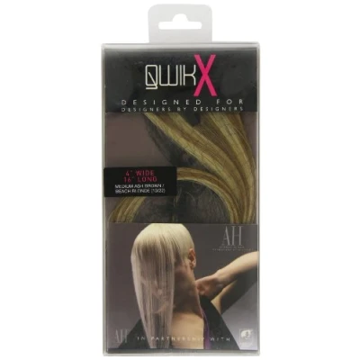 Abbildung von American Dream Qwik x 100% indischem Remy Echthaar hergestllt Tape Hair Extensions Farbe 10/22 Mittleres Aschbraun/Strandblond 41cm, 1er Pack (1 1 Stück)