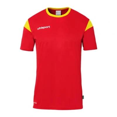 Abbildung von uhlsport Unisex Squad 27 Kurzarm Trikot, Rot/Limonengelb, XXL EU