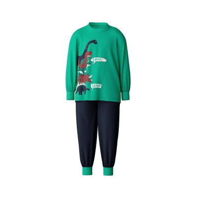 Abbildung von Calida DINO BÜNDCHEN Nachtwäsche Set für Kinder, Größe: 80, Arcadia green