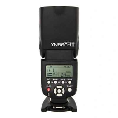 Abbildung von Yongnuo Blitz Speedlite Blitzgerät YN560 III Support RF 602/603 für Canon Nikon Pentax olympus