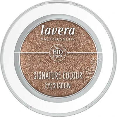 Abbildung von lavera Signature Colour Eyeshadow Space Gold 08 Bio Mandelöl &amp; Vitamin E Vegan schimmernd Intensive Farbbrillianz (1 Stück), 2.0 gramm