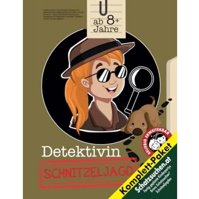 Abbildung von Detektivinnen Schnitzeljagd Schatzsuche Mädchen Kindergeburtstag ab 8 Jahre (Grundschüler): Detektiv Spiel Fallermittlung mit Fußspuren &amp; ... Kreativ geplant. (Bravo Schatzsuche)