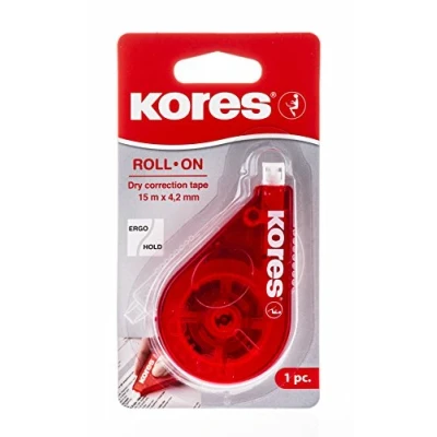 Abbildung von Kores Roll On: Korrekturroller Maus zur Trockenkorrektur in ergonomischer Form, Einzelpackung, 15m x 4,2 mm
