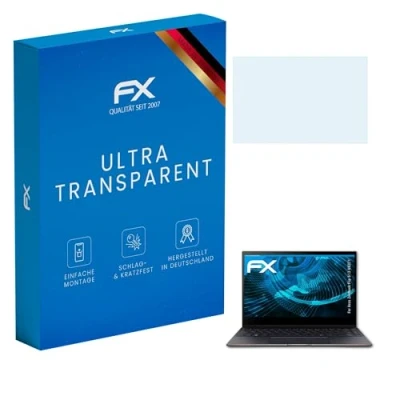 Abbildung von atFoliX Schutzfolie kompatibel mit Asus ZenBook Flip S13 UX371 Folie, ultraklare FX Displayschutzfolie (2X)