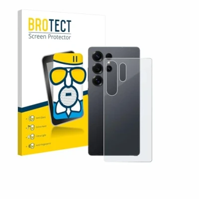 Abbildung von BROTECT Entspiegelungs Schutzglas für Samsung Galaxy S25 Ultra (Rückseite) Schutzfolie Panzer Folie Glas Matt [Extrem Kratzfest 9H, Anti Reflex]