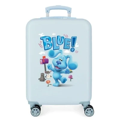 Abbildung von Blue&#039;s Clues and you Kabinentasche, Blau, 34 x 55 20 cm, starr, ABS, seitlicher Zahlenkombinationsverschluss, 32 kg, 4 Doppelrollen