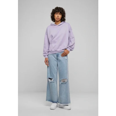 Abbildung von Urban Classics Light Kapuzenpullover, Damen, Größe: Large, Dustylilac