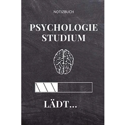 Abbildung von NOTIZBUCH Psychologie STUDIUM LÄDT...: A5 Studienplaner für Studenten zukünftige Psychologen zum Studienstart Semesterplaner Erstes Semester Abitur witzige Geschenkidee