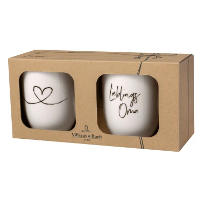 Abbildung von Villeroy &amp; Boch Statement Henkelbecher Lieblingsoma 0,29l Set 2tlg