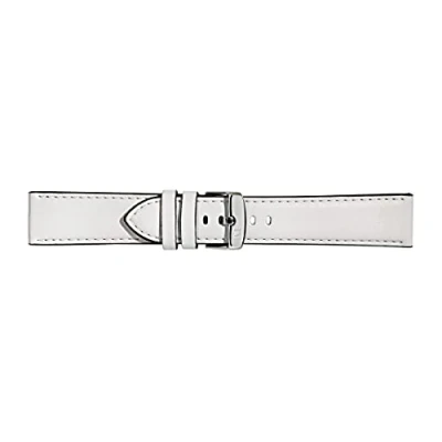 Abbildung von Morellato A01X5123C03 Bracelet Unisexe Collection Sport Croquet en Cuir de Veau véritable A01X5123C03, Blanc, 18mm,
