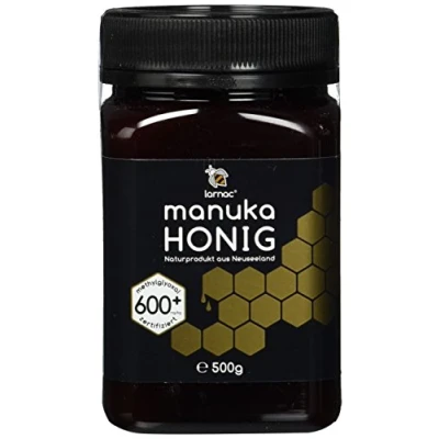 Abbildung von Larnac Manuka Honig 600+ MGO aus Neuseeland, 500g, zertifizierter Methylglyoxalgehalt
