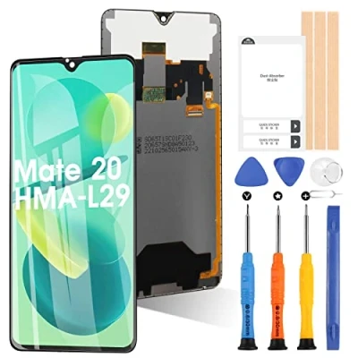 Abbildung von ARSSLY Bildschirm für Huawei Mate 20 HMA L29 LCD Display Touch Digitizer Ersatzteile Reparatur mit Werkzeugen (Schwarz unterstützt digitalen Fingerabdruck)