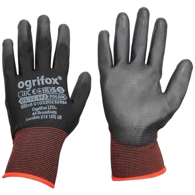Abbildung von Ogrifox OX Poliur_Bb8 Schutzhandschuhe, OX.12.442 Poliur, Schwarz Schwarz, 8 Größe, 240 Stück
