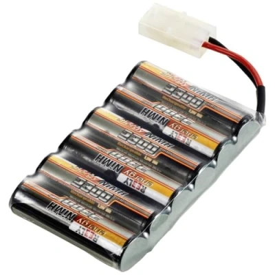 Abbildung von Reely Modelbyggeri batteripakke (NiMH) 7,2 V 2300 mAh Side by Tamiya
