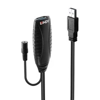Abbildung von LINDY 43156 10m USB 3.0 Aktivverlängerung, Schwarz