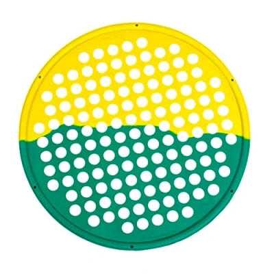 Abbildung von CanDo Power Web Handtrainer, Handtrainer Kombi Durchmesser 35,6 cm, 10 0857 yellow / x light &amp; green medium 41 EU