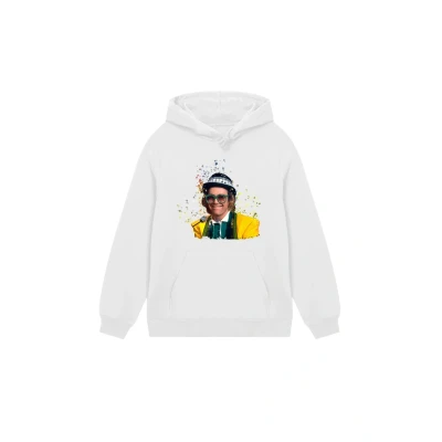 Abbildung von F4NT4STIC TV Times Elton JOHN AT THE Piano 1977 Kapuzenpullover, Herren, Größe: 3XL, Off white