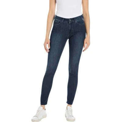 Abbildung von Replay Damen Jeans Luzien Skinny Fit mit Power Stretch, Dark Blue 007 (Blau), 31W / 32L