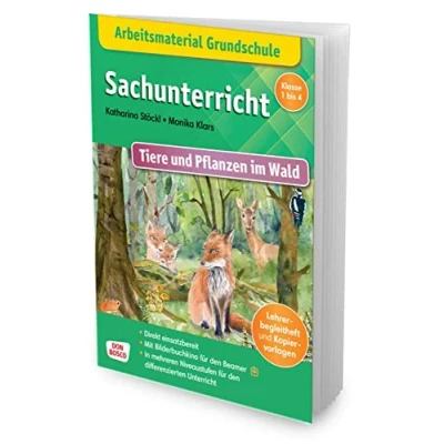 Abbildung von Arbeitsmaterial Grundschule. Sachunterricht. Tiere und Pflanzen im Wald: Arbeitsblätter, Kopiervorlagen &amp; Spiele I In 3 Niveaustufen Sofort ... Grundschule: Sachwissen Kamishibai)
