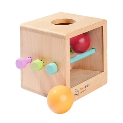 Abbildung von Eichhorn Lernspielzeug Montessori Box mit Kugeln, FSC® schützt Wald weltweit