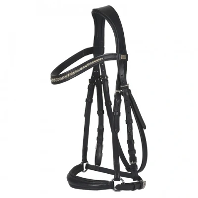 Abbildung von Horse Guard Trense mit Zügeln Cryll 20.1 HG Schwarz