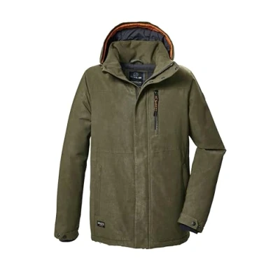 Abbildung von G.I.G.A. DX Herren Funktionsjacke/Outdoorjacke wasserdicht mit abzippbarer Kapuze GW 71 MN JCKT, dunkeloliv, XL, 42213 000