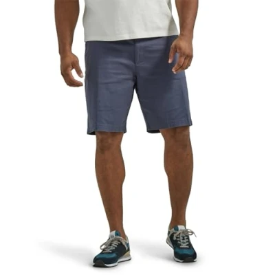 Abbildung von Lee Herren Big &amp; Tall Extreme Motion Flat Front Shorts mit Flacher Vorderseite, Navy, 4X Large