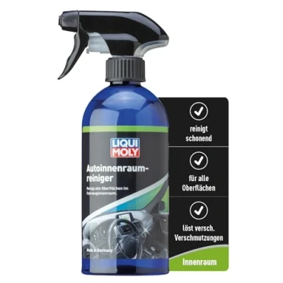 Abbildung von LIQUI MOLY Autoinnenraumreiniger, Art. Nr. 1547 I 500ml Auto Innenraum Reiniger für Kunststoff, Gewebe, Verkleidungen etc. Schonender gegen Öl , Fett Nikotin &amp; Essensreste