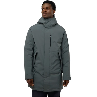 Abbildung von Jack Wolfskin Brandenburger Daunenmantel, Herren, Größe: XXL, Slate green