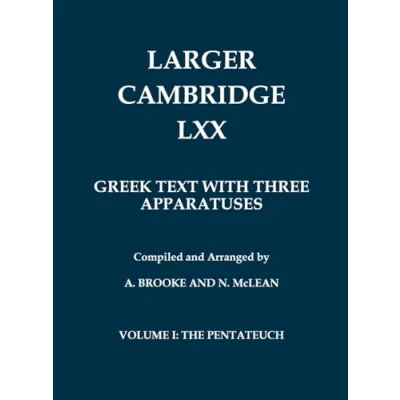 Abbildung von Larger Cambridge LXX The Old Testament in Greek: Pentateuch (Genesis Deuteronomy) (Cambridge Septuagint)